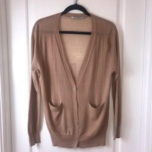 NEW and never worn blushey/nude cardigan.